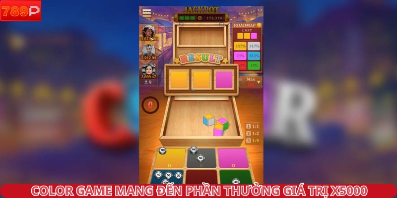 Color Game mang đến phần thưởng giá trị x5000